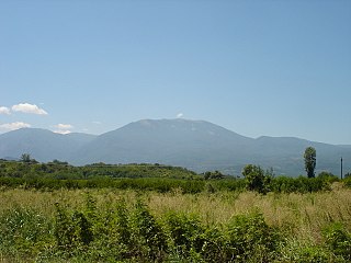 <span class="mw-page-title-main">Vermio Mountains</span> Mountain range in northern Greece