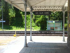 塞尔河畔维克站站台