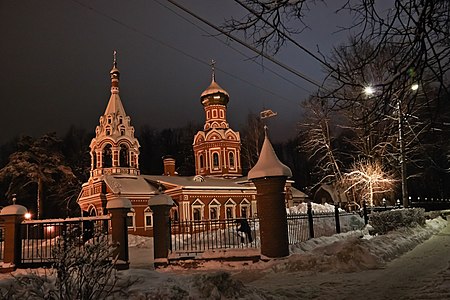 Знаменський храм узимку