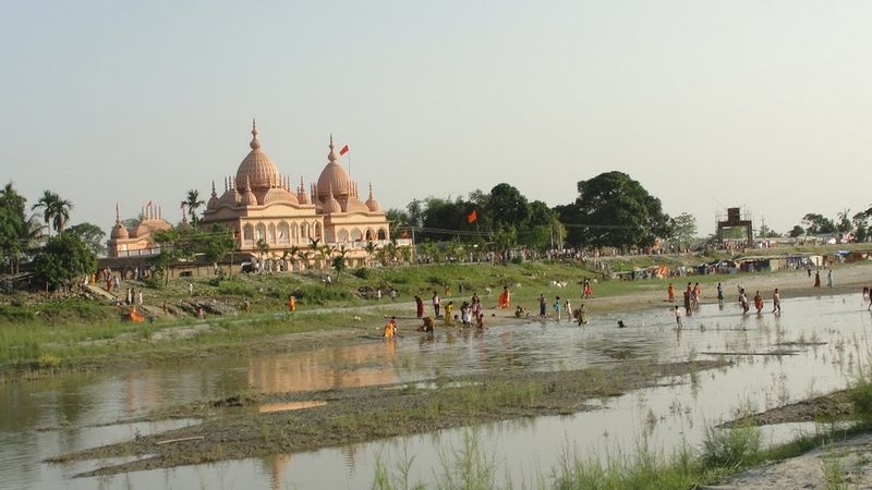 File:100 years completed Swami Nigamananda's SHANTI ASHRAM on banks of Brahamaputra (Assam).JPG