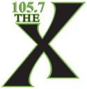 Logo for WXZX as 105.7 The X from 2014 to 2016. 105.7 The X logo.png