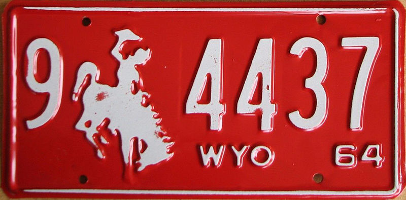 File:1964 Wyoming license plate.jpg