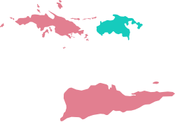 1970 United States Virgin Islands gubernatorial runoff election results.svg