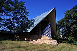 Frank Lloyd Wrights erstes Versammlungshaus der Unitarischen Gesellschaft