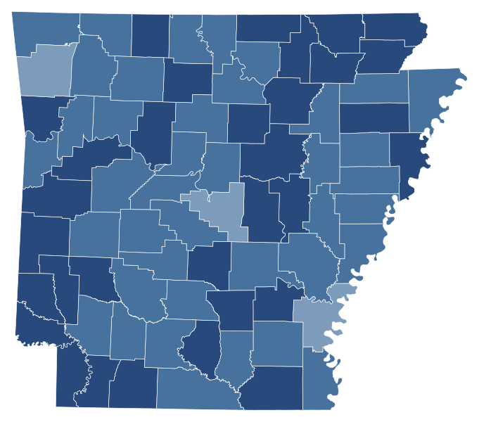 File:2004 Arkansas Amendment 3 results map by county.svg