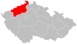 Region de Ústí nad Labem - Localizazion