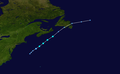 Unnamed Tropical Storm track map