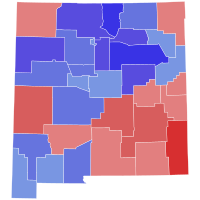 Mapa de resultados de las elecciones al Senado de los Estados Unidos de 2008 en Nuevo México por condado.svg