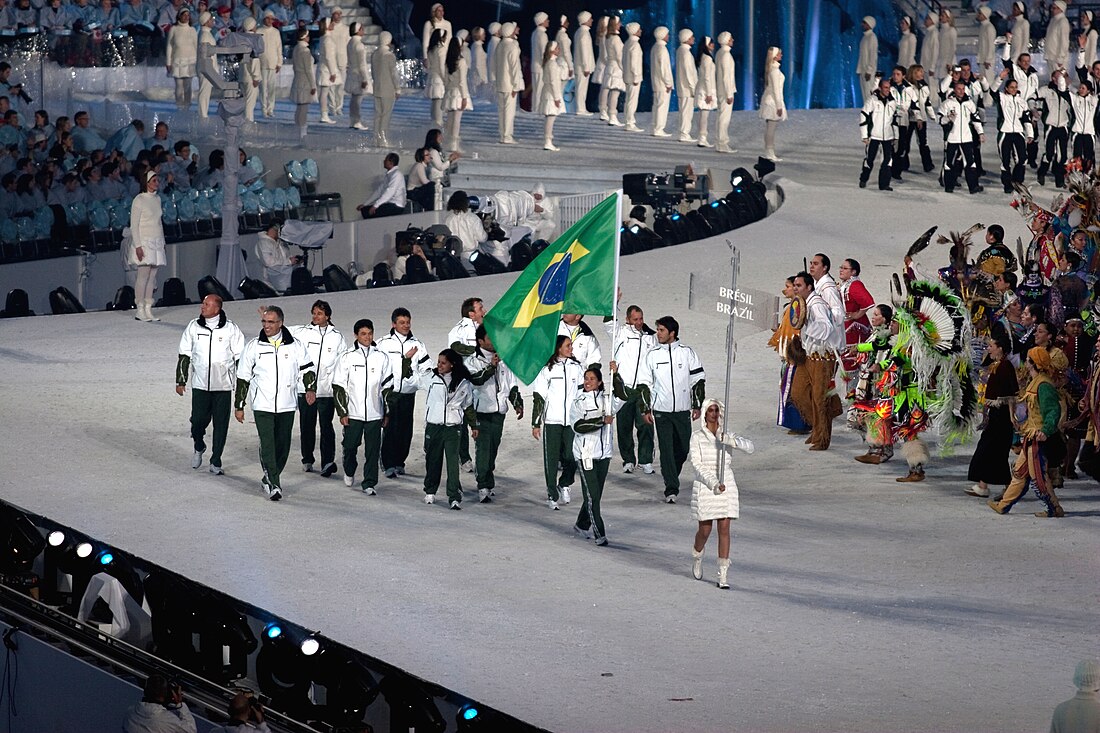 Lista chorążych reprezentacji Brazylii na igrzyskach olimpijskich