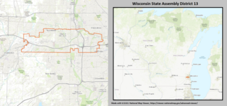 <span class="mw-page-title-main">Wisconsin's 13th Assembly district</span> American legislative district in Waukesha County and Milwaukee County, Wisconsin