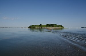 Die Insel von Hull aus gesehen