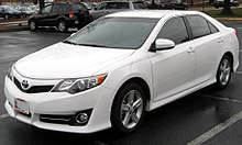 The best selling car in the United States, the Toyota Camry, is manufactured in Georgetown, Kentucky. 2012 Toyota Camry SE -- 02-29-2012.JPG