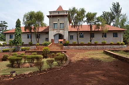Former military building in Moshi<br/>Now a secondary school