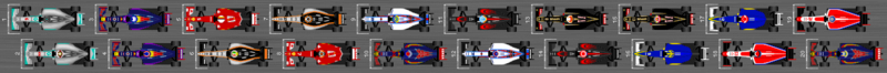 Schéma de la grille de qualification du Grand Prix des États-Unis 2015