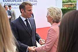 Emmanuel Macron avec Ursula von der Leyen