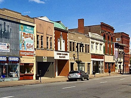 All is quiet on West Main Street now, but come September, the West Virginia Italian Heritage Festival (headquarters seen here at left) will be in full swing.