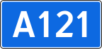 Bundesstraße A121 Schild}}