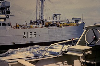 RFA <i>Fort Rosalie</i> (A186) 1945 Fort-class stores ship of the Royal Fleet Auxiliary