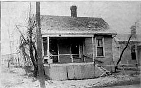 The first building of the American School of Osteopathy in Kirksville, Missouri. Dr. A.T. Still taught the first classes here in 1892.