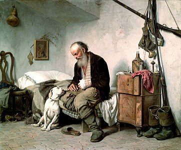 Un uomo ed il suo cane