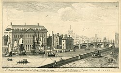 A Prospect of the Custom House (1707), and Essex Bridge, Dublin.jpg