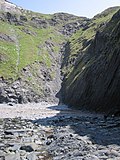 Thumbnail for File:Aberystwyth grits - faultline across cliff and foreshore - geograph.org.uk - 3126076.jpg