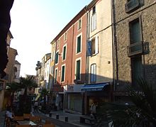 Town centre, pedestrian area