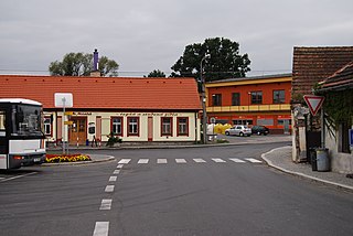 Silnice II/138 v Albrechticích nad Vltavou