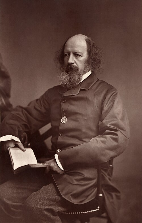 Carbon print of Alfred, Lord Tennyson by Elliott & Fry