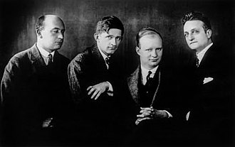 Amar Quartet (1925) f.l.t.r.: Licco Amar, Rudolf Hindemith, Paul Hindemith & Walter Caspar Amar Quartet.jpg