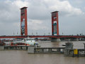 Another angle of Ampera Bridge, Palembang.