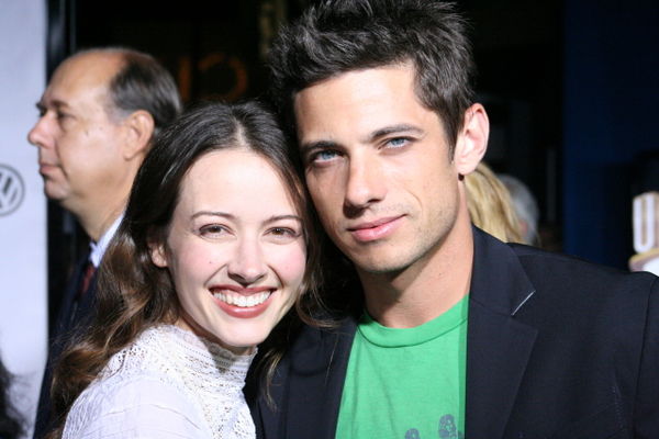 Acker with her husband, James Carpinello, in 2005