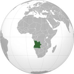Położenie Angoli