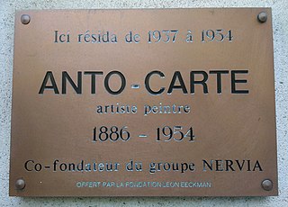 Anto Carte Belgian painter