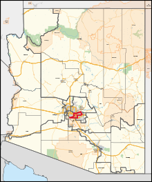 Description de l'image Arizona's 4th congressional district (since 2023).svg.
