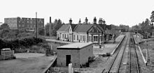 The station looking north in 1969 Ashchurch train station 1739140 d3c9af0e.jpg