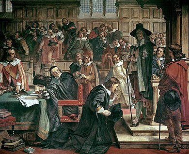 King Charles' attempt to arrest the Five Members of the Commons Attempted Arrest of the Five members by Charles West Cope.jpg