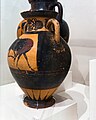 Attic black figure neck-amphora - ABV extra - deer - Athens NM 1080 - 02