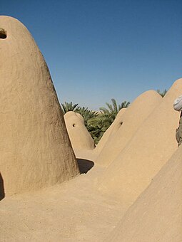 The Atiq Mosque in Awjila is the oldest mosque in the Sahara. Awjila (Libia) - The Mosque of Atiq.jpg