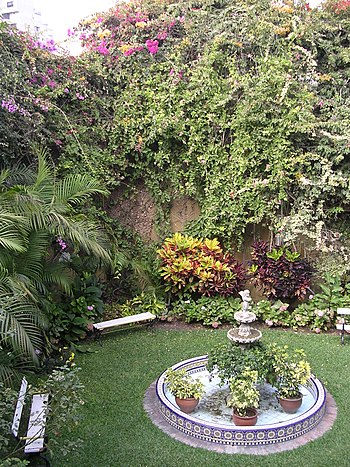 Jardín en Lima, Perú.