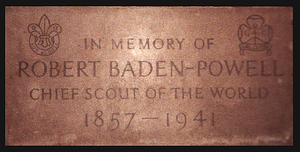 Robert Baden-Powell, 1St Baron Baden-Powell