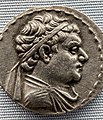 Baktria - king Heliokles I - 145-130 BC - silver tetradrachm - bust of Heliokles I - Zeus - München SMS 02