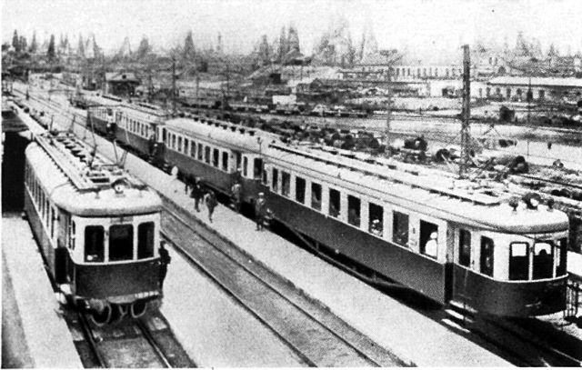 Passenger trains in Baku