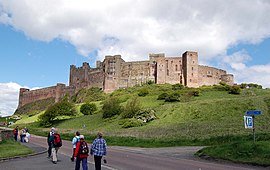 Bamburgh Castle, Northumberland - geograph.org.uk - 3230299.jpg