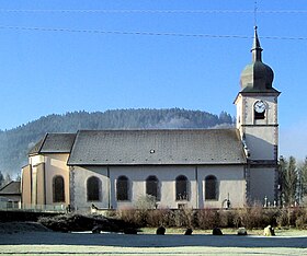 Vue sur l'église.