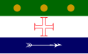 Flag of Alhandra, Paraíba, Brazil