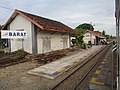 Bangunan lama Stasiun Barat dari arah timur