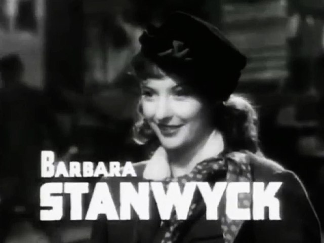 Image: Barbara Stanwyck in Union Pacific trailer