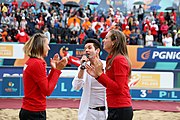 Deutsch: Beachhandball Europameisterschaften 2019 (Beach handball Euro); Tag 6: 7. Juli 2019 – Siegerehrungen English: Beach handball Euro; Day 6: 7 July 2019 – Medal ceremony