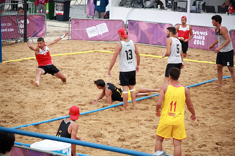 File:Beach handball at the 2018 Summer Youth Olympics – Boys Main Round – ESP-POR 90.jpg